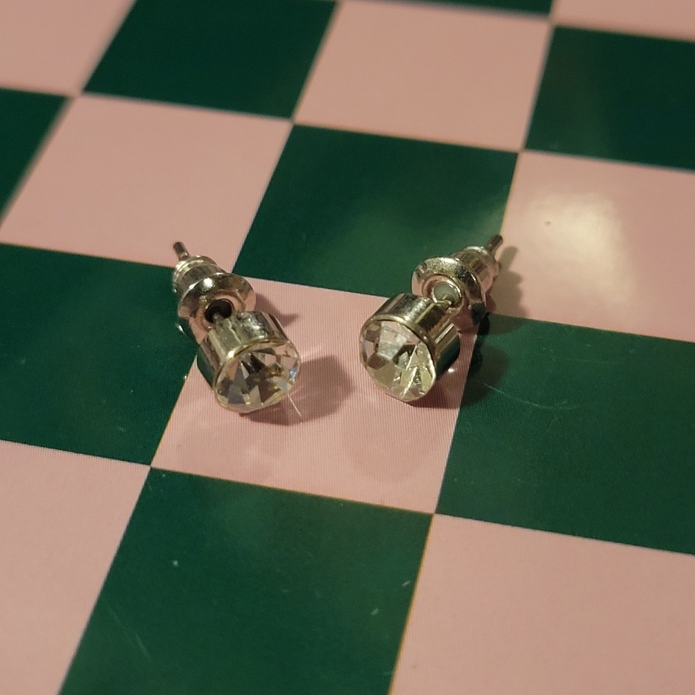 diamond stud earrings